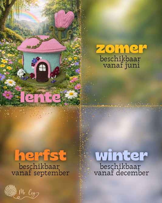 4 seizoenen huisjes by Mr. Cey (CAL)