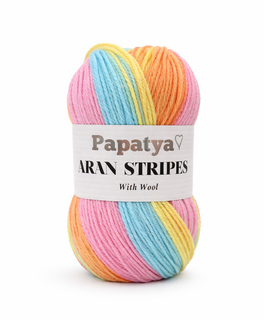 Papatya Aran Stripes Candyfloss (02)